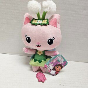 New Gabbys Dollhouse Kitty Cat Fairy Purr-ific Plush Toy Doll Dreamworks 7" Gift